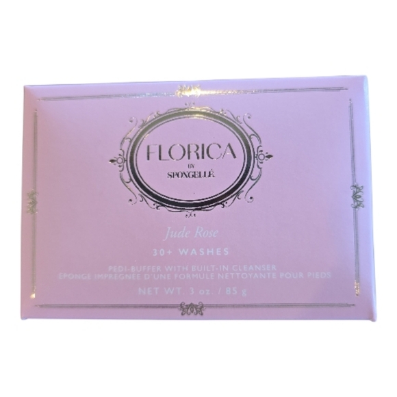 Spongelle NIB Florica Jude Rose Body Buffer Dual Acting Exfoliating 30+ Washes - Picture 2 of 5